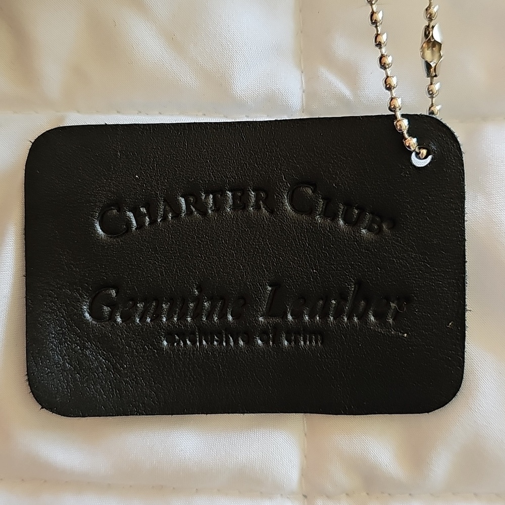 Charter Club Leather Crossbody Purse - Picture 11 of 11